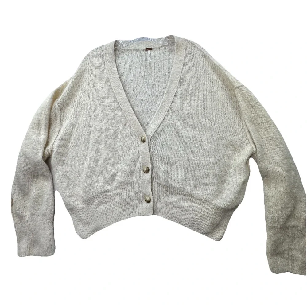 Free People Found My Friend Oversized Cardigan‎ Size Small Alpaca Blend Boxey